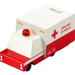 Ambulance Van (E762) 8,4X4,1X5,1Cm, Wooden Diecast, In Giftbox,