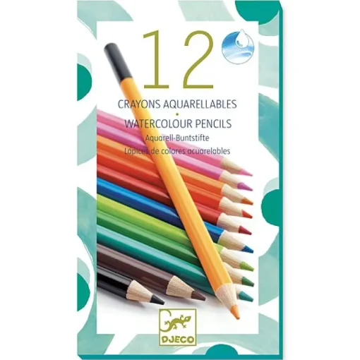 12 Aquarel Potloden - Djeco