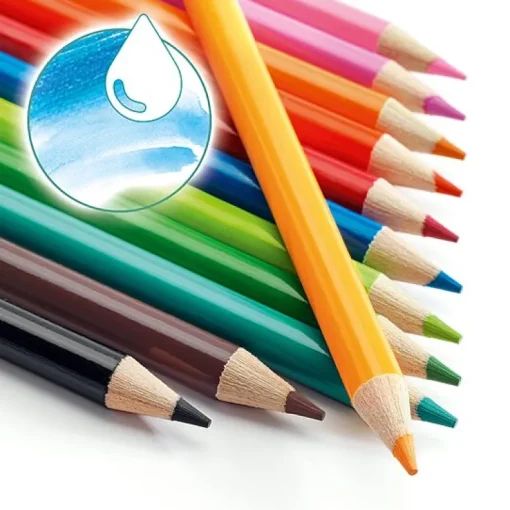 12 Aquarel Potloden - Djeco