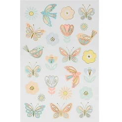Birds & Butterflies Tattoo Sheet
