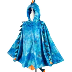 Blauwe Drakencape met kap