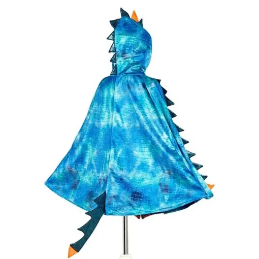 Blauwe Drakencape met kap