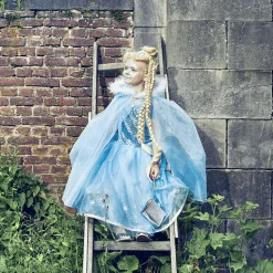 Blauwe Verkleedcape - Ijskoningin