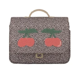 Boekentas Mini - Leopard Cherry