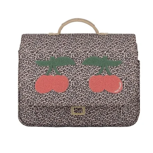 Boekentas Mini - Leopard Cherry