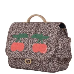 Boekentas Mini - Leopard Cherry