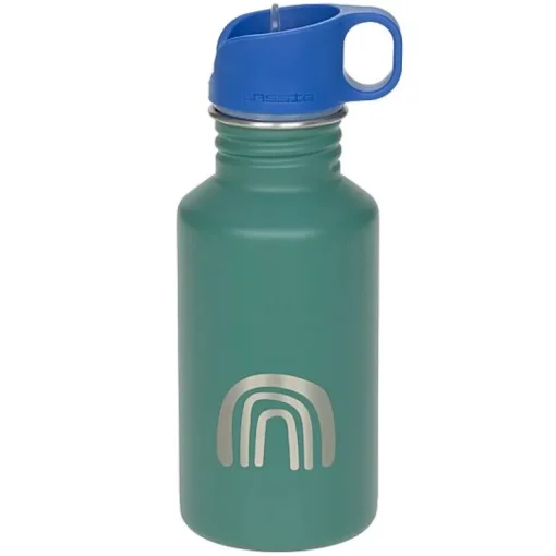Bottle Stainless Steel Little Gang Rainbow Green