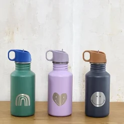 Bottle Stainless Steel Little Gang Rainbow Green