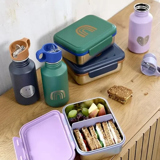 Bottle Stainless Steel Little Gang Rainbow Green