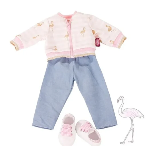 Boutique, Combi "Golden Flamingo", Staanpoppen 45-50 Cm (Inhoud: 4-Delig)