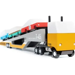 Car Transporter (K201) 36,2X4,6X8,4Cm, Wooden Diecast,