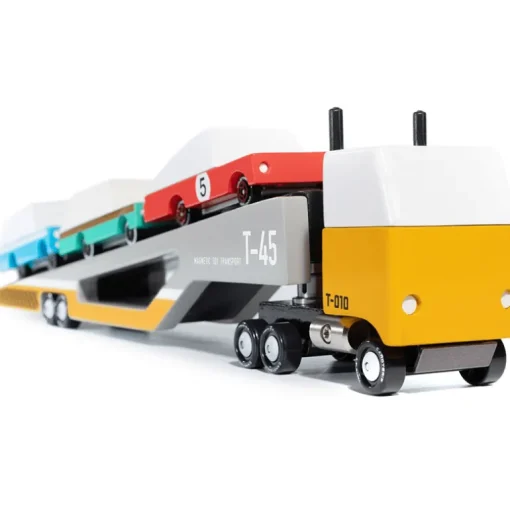 Car Transporter (K201) 36,2X4,6X8,4Cm, Wooden Diecast,