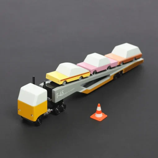 Car Transporter (K201) 36,2X4,6X8,4Cm, Wooden Diecast,
