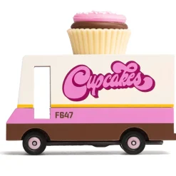 Cupcake Van (F647) 8,4X4,1X6,5Cm, Wooden Diecast, In Giftbox, 3+