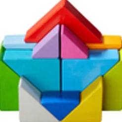 3D-Compositiespel Tangram Kubus