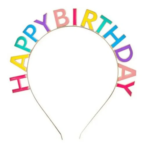 Diadeem Happy Birthday Multi Headband