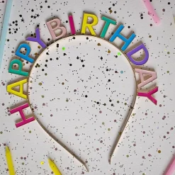 Diadeem Happy Birthday Multi Headband