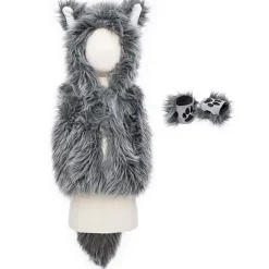 Dierenkostuum Big Bad Wolf Vest With Gloves