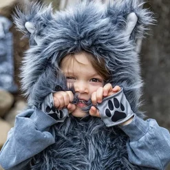 Dierenkostuum Big Bad Wolf Vest With Gloves