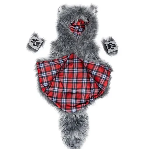 Dierenkostuum Big Bad Wolf Vest With Gloves