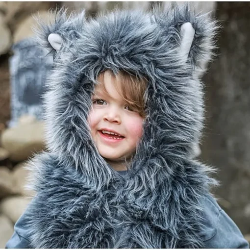 Dierenkostuum Big Bad Wolf Vest With Gloves