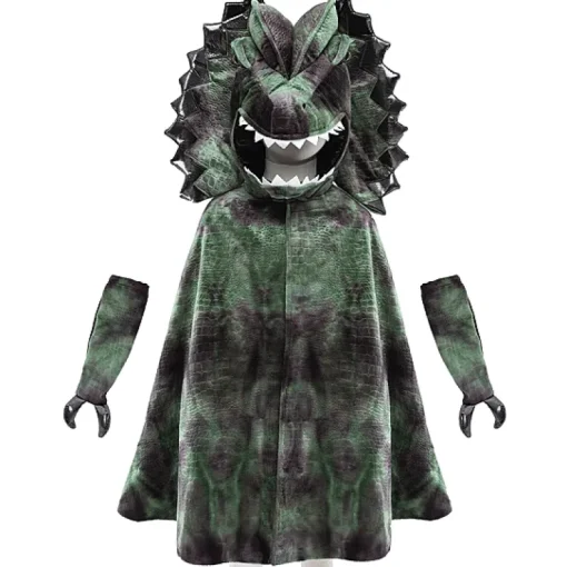 Dino Verkleedcape Met Klauwen - Grandasaurus Dilophosaurus