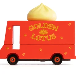 Dumpling Van (F347) 8,4X4,1X6,5Cm, Wooden Diecast, In Giftbox,