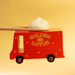 Dumpling Van (F347) 8,4X4,1X6,5Cm, Wooden Diecast, In Giftbox,