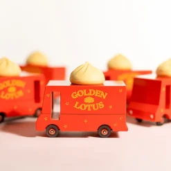 Dumpling Van (F347) 8,4X4,1X6,5Cm, Wooden Diecast, In Giftbox,