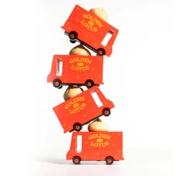 Dumpling Van (F347) 8,4X4,1X6,5Cm, Wooden Diecast, In Giftbox,