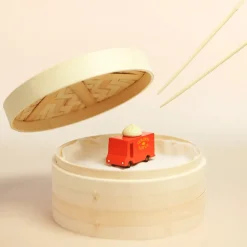 Dumpling Van (F347) 8,4X4,1X6,5Cm, Wooden Diecast, In Giftbox,