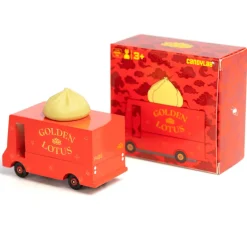 Dumpling Van (F347) 8,4X4,1X6,5Cm, Wooden Diecast, In Giftbox,