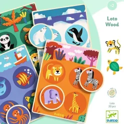 Educatief Spel Loto Wood