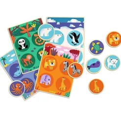 Educatief Spel Loto Wood