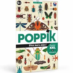 Educatieve Xxl Poster + 44 Stickers Insect | 6-12 Jaar