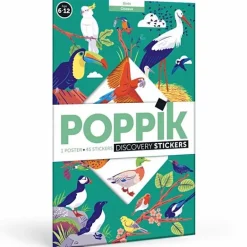 Educatieve Xxl Poster + 640 Stickers Birds | 6-12 Jaar