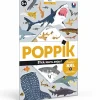 Educatieve Xxl Poster + 45 Stickers Sharks | 6-12 Jaar