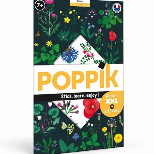 Educatieve Xxl Poster + 51 Stickers Botanic | 7-12 Jaar