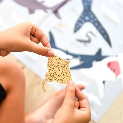 Educatieve Xxl Poster + 45 Stickers Sharks | 6-12 Jaar