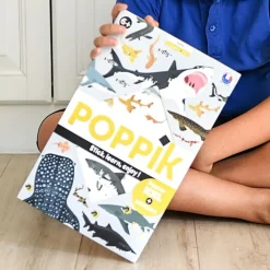 Educatieve Xxl Poster + 45 Stickers Sharks | 6-12 Jaar