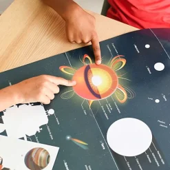 Educatieve Xxl Poster + 40 Stickers Astronomy | 7-12 Jaar