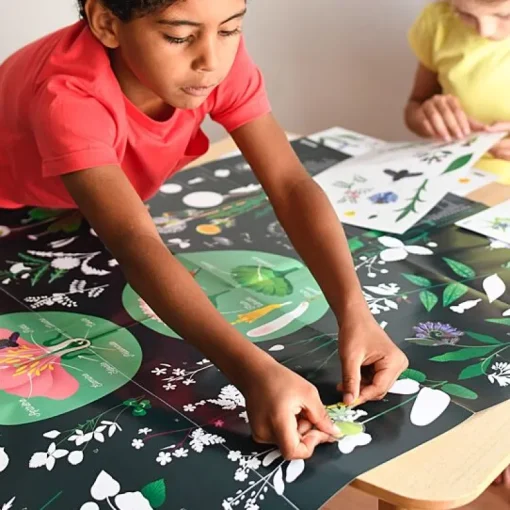 Educatieve Xxl Poster + 51 Stickers Botanic | 7-12 Jaar