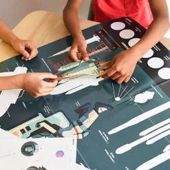 Educatieve Xxl Poster + 40 Stickers Astronomy | 7-12 Jaar