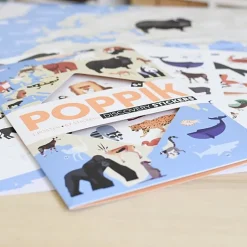 Educatieve Xxl Poster + 42 Stickers Animals Of The World | 5-12 Jaar