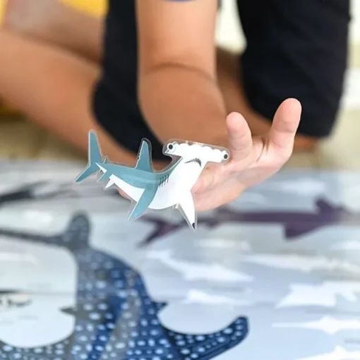 Educatieve Xxl Poster + 45 Stickers Sharks | 6-12 Jaar