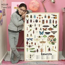 Educatieve Xxl Poster + 44 Stickers Insect | 6-12 Jaar