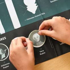 Educatieve Xxl Poster + 40 Stickers Astronomy | 7-12 Jaar