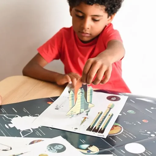 Educatieve Xxl Poster + 40 Stickers Astronomy | 7-12 Jaar