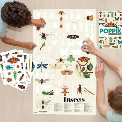 Educatieve Xxl Poster + 44 Stickers Insect | 6-12 Jaar