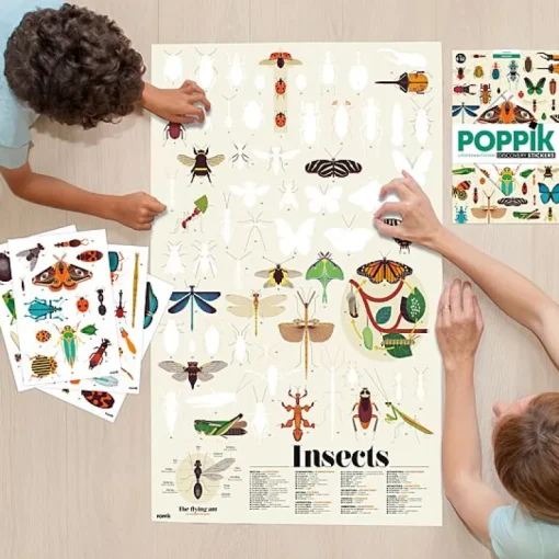 Educatieve Xxl Poster + 44 Stickers Insect | 6-12 Jaar